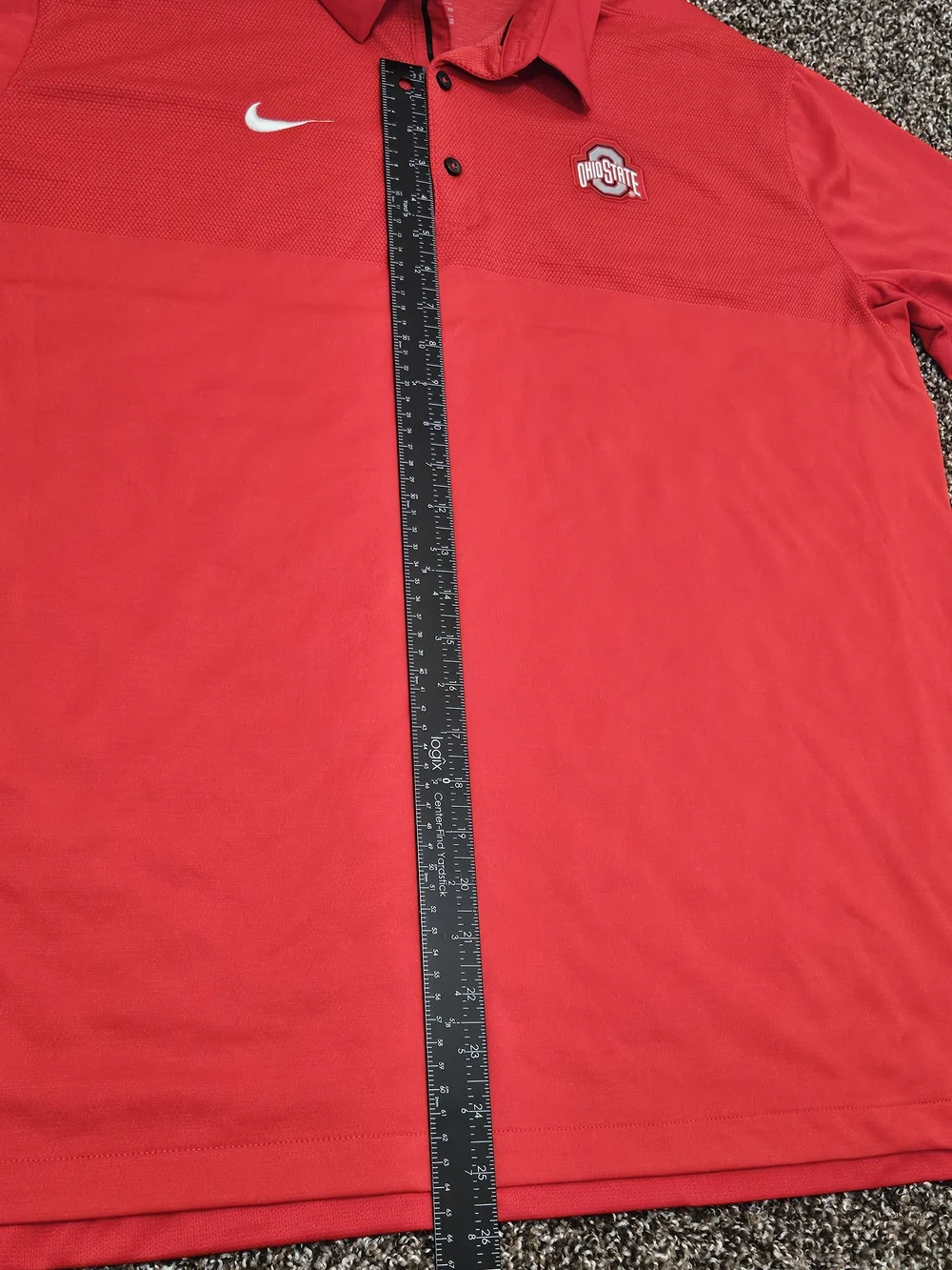Mens Ohio State Polo Shirt Size XL Nike Dri-FIT